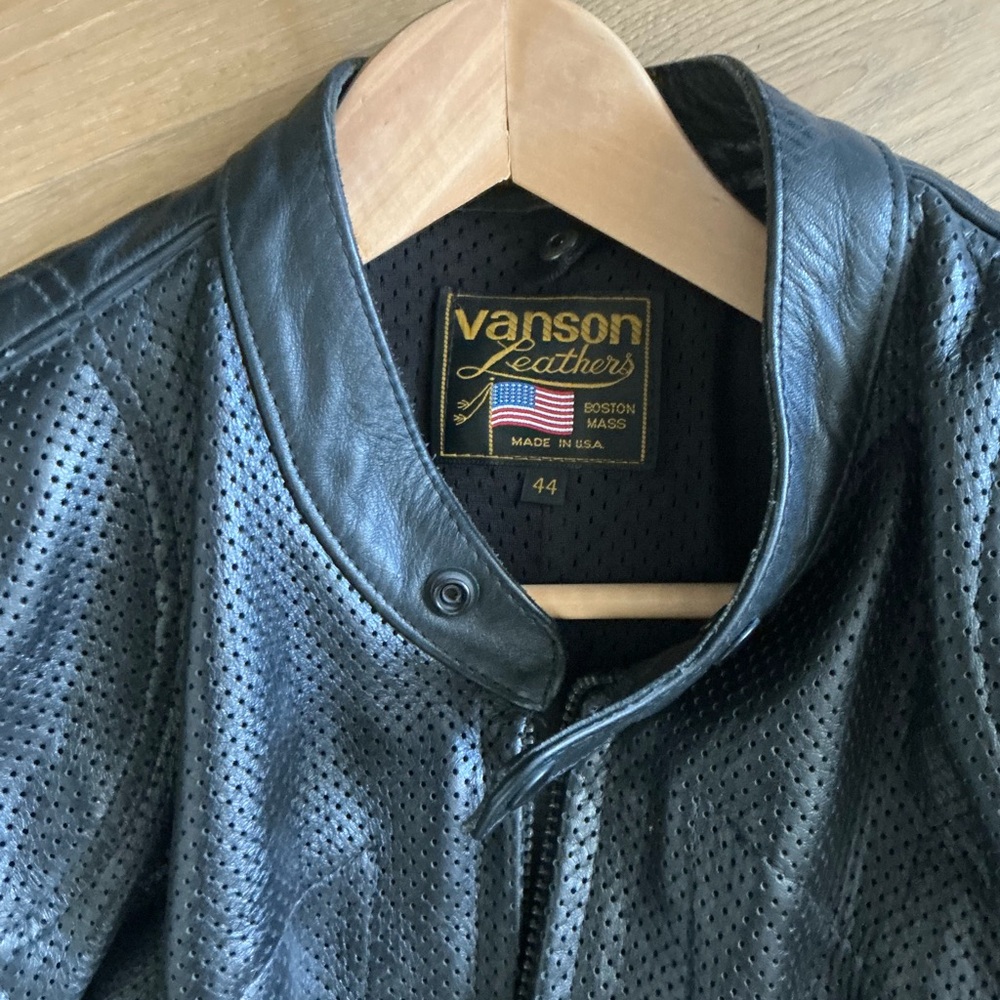 Vanson perforated sport bike jacket - Picture 4 of 6